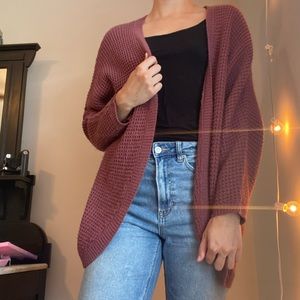 Mauve cardigan